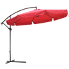 10' Market Umbrella in Autumn Red