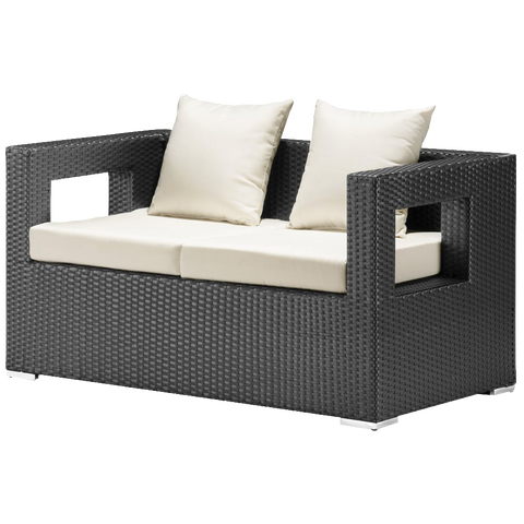 Algarva Outdoor Sofa in Chocolate