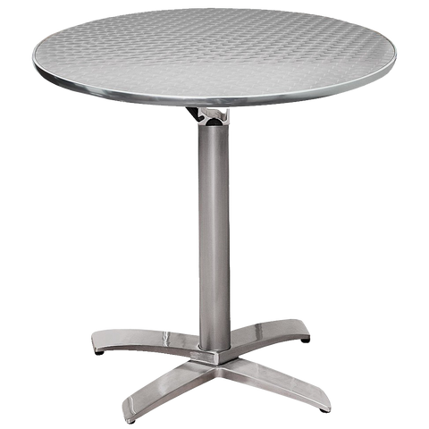 Cafe Dinette Table Silver Swirl